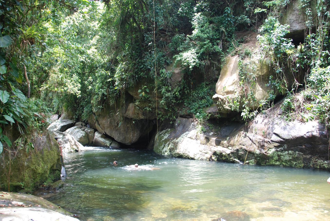 Waterfall close to Casa Tambo Paraty